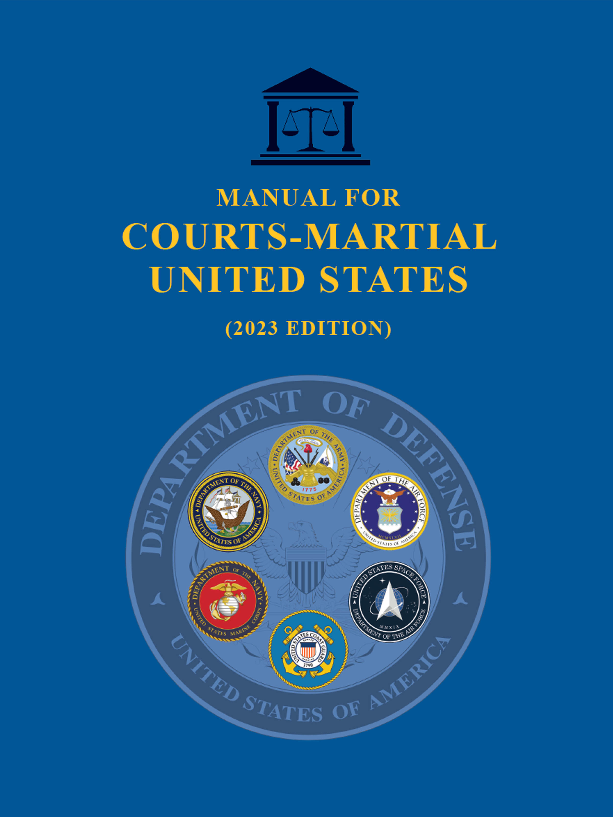Cover — Manual for Courts-Martial, 2023 — Edition